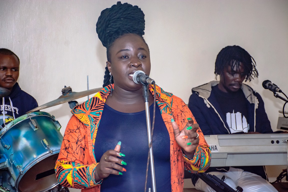 Sharon Muhonja , a feminist using music to advocate for social change.