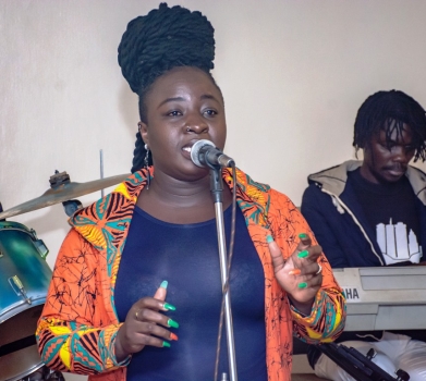Sharon Muhonja , a feminist using music to advocate for social change. Sharon Muhonja , a feminist using music to advocate for social change.