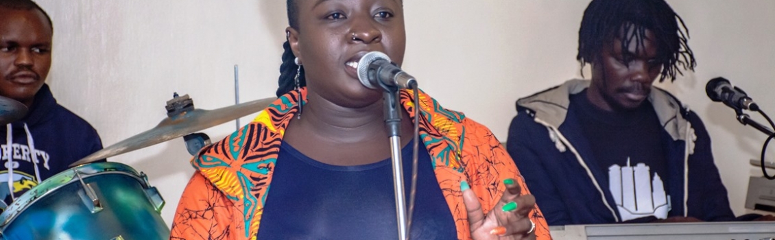 Sharon Muhonja , a feminist using music to advocate for social change.