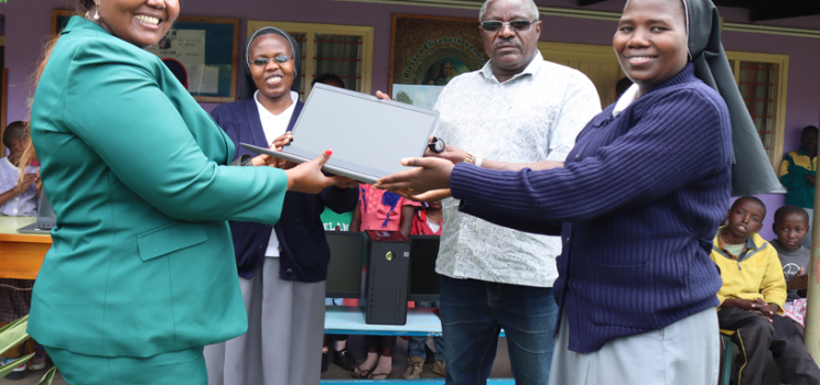 CDSK donates ICT gadgets to St. Elizabethan Sisters Naromoru